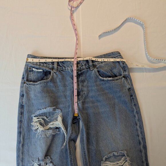 Retrofete Size 26 Distressed Medium Wash Jeans - Picture 7 of 14